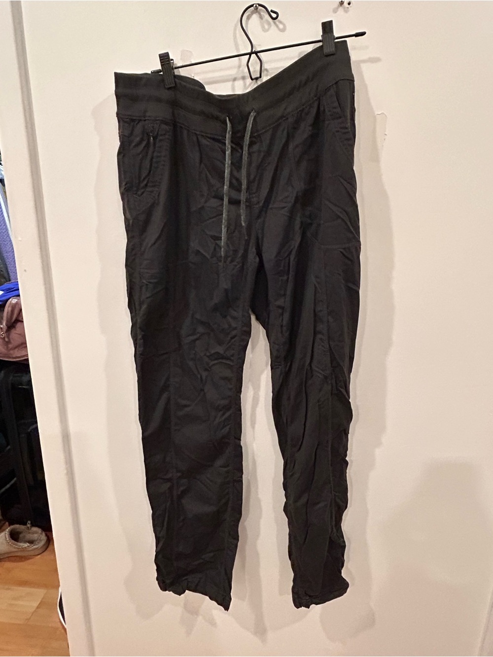 NorthFace Women’s dark gray  Drawstring ripstop hiking Pants
